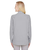 Devon & Jones Women's CrownLux Performance® Clubhouse Micro-Stripe Quarter-Zip Pullover DG480W