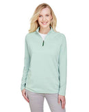 Devon & Jones Women's CrownLux Performance® Clubhouse Micro-Stripe Quarter-Zip Pullover DG480W