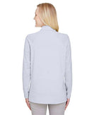 Devon & Jones Women's CrownLux Performance® Clubhouse Micro-Stripe Quarter-Zip Pullover DG480W