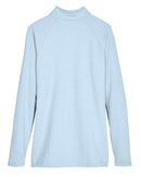 Devon & Jones Women's CrownLux Performance® Clubhouse Micro-Stripe Quarter-Zip Pullover DG480W