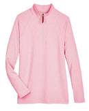 Devon & Jones Women's CrownLux Performance® Clubhouse Micro-Stripe Quarter-Zip Pullover DG480W