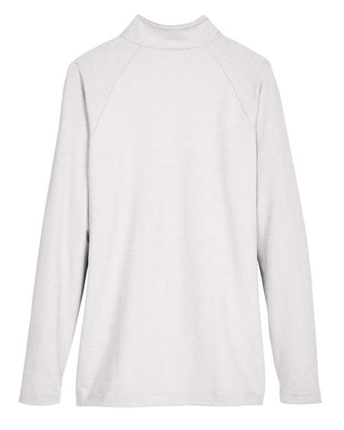 Devon & Jones Women's CrownLux Performance® Clubhouse Micro-Stripe Quarter-Zip Pullover DG480W