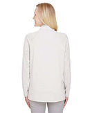 Devon & Jones Women's CrownLux Performance® Clubhouse Micro-Stripe Quarter-Zip Pullover DG480W