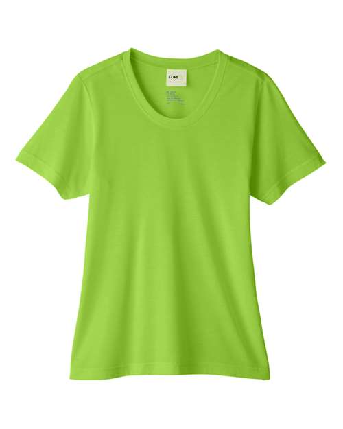 CORE365 Women's Fusion ChromaSoft™ Performance T-Shirt CE111W - Acid Green