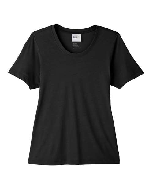 CORE365 Women's Fusion ChromaSoft™ Performance T-Shirt CE111W - Black