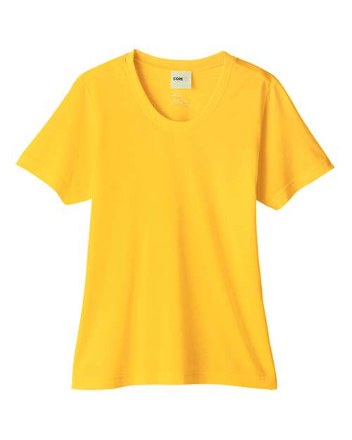 CORE365 Women's Fusion ChromaSoft™ Performance T-Shirt CE111W - Campus Gold