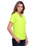 CORE365 Women's Fusion ChromaSoft™ Performance T-Shirt CE111W - Safety Yellow