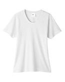 CORE365 Women's Fusion ChromaSoft™ Performance T-Shirt CE111W - White