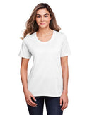 CORE365 Women's Fusion ChromaSoft™ Performance T-Shirt CE111W - White