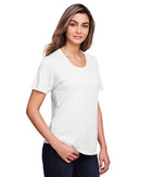 CORE365 Women's Fusion ChromaSoft™ Performance T-Shirt CE111W - White