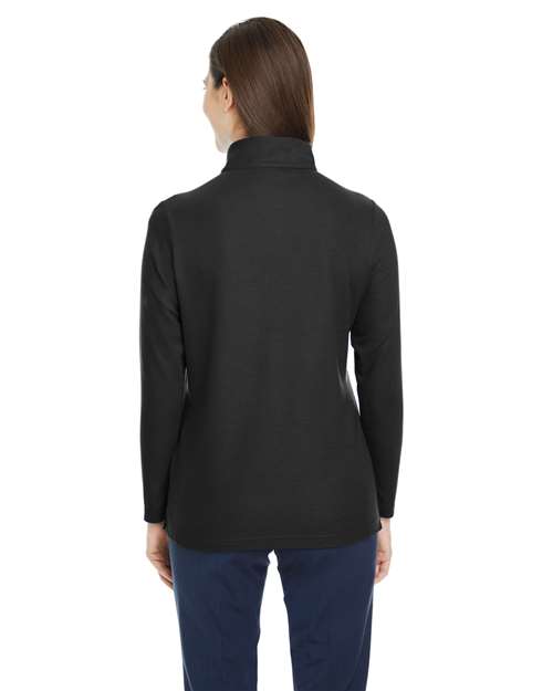 CORE365 Women's Fusion ChromaSoft™ Pique Quarter-Zip Pullover CE405W
