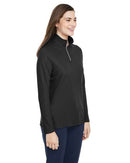 CORE365 Women's Fusion ChromaSoft™ Pique Quarter-Zip Pullover CE405W