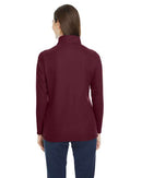 CORE365 Women's Fusion ChromaSoft™ Pique Quarter-Zip Pullover CE405W