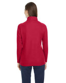CORE365 Women's Fusion ChromaSoft™ Pique Quarter-Zip Pullover CE405W