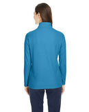 CORE365 Women's Fusion ChromaSoft™ Pique Quarter-Zip Pullover CE405W