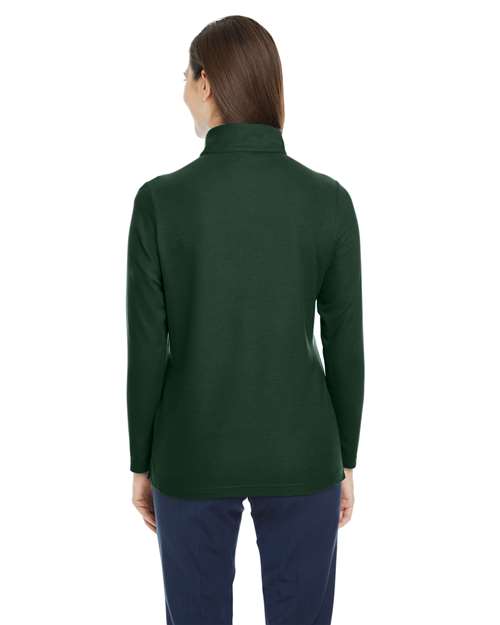 CORE365 Women's Fusion ChromaSoft™ Pique Quarter-Zip Pullover CE405W