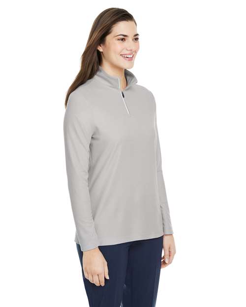 CORE365 Women's Fusion ChromaSoft™ Pique Quarter-Zip Pullover CE405W