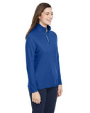 CORE365 Women's Fusion ChromaSoft™ Pique Quarter-Zip Pullover CE405W
