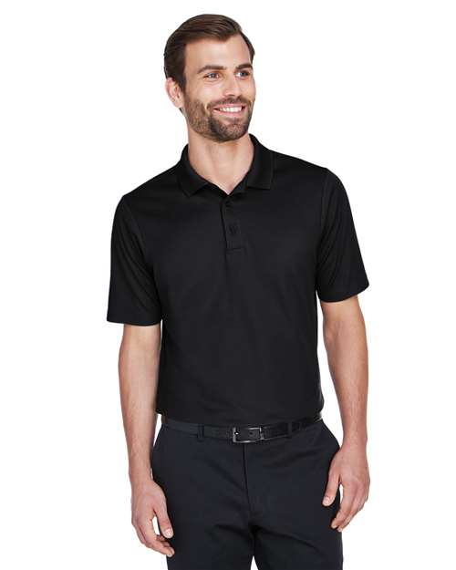 Devon & Jones CrownLux Performance® Plaited Polo DG20 - Black