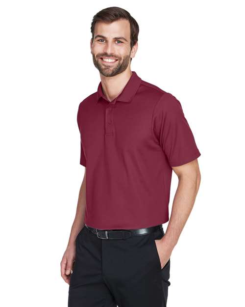 Devon & Jones CrownLux Performance® Plaited Polo DG20 - Burgundy