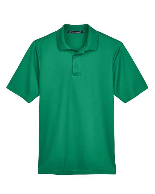 Devon & Jones CrownLux Performance® Plaited Polo DG20 - Kelly Green
