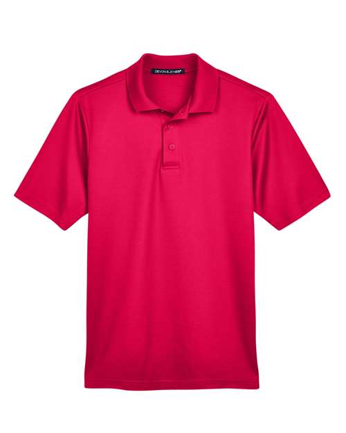 Devon & Jones CrownLux Performance® Plaited Polo DG20 - Red