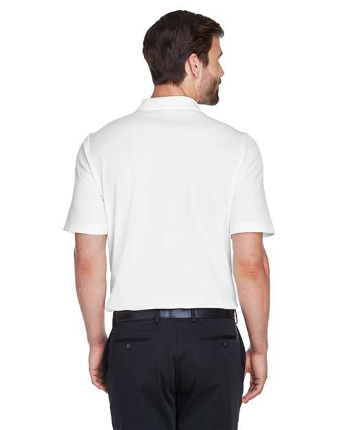 Devon & Jones CrownLux Performance® Plaited Polo DG20 - White
