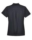 Devon & Jones Women's CrownLux Performance® Plaited Polo DG20W - Black