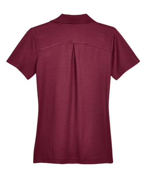 Devon & Jones Women's CrownLux Performance® Plaited Polo DG20W - Burgundy