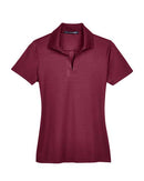 Devon & Jones Women's CrownLux Performance® Plaited Polo DG20W - Burgundy