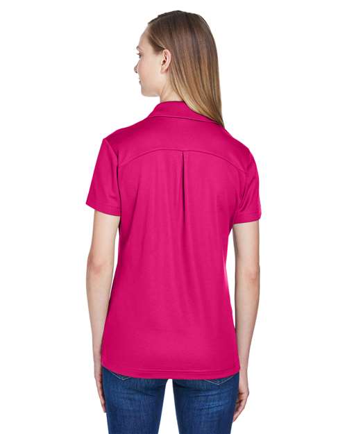 Devon & Jones Women's CrownLux Performance® Plaited Polo DG20W - Crown Raspberry