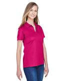 Devon & Jones Women's CrownLux Performance® Plaited Polo DG20W - Crown Raspberry
