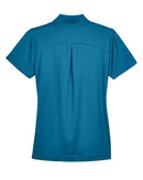 Devon & Jones Women's CrownLux Performance® Plaited Polo DG20W - Dark Teal