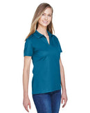 Devon & Jones Women's CrownLux Performance® Plaited Polo DG20W - Dark Teal