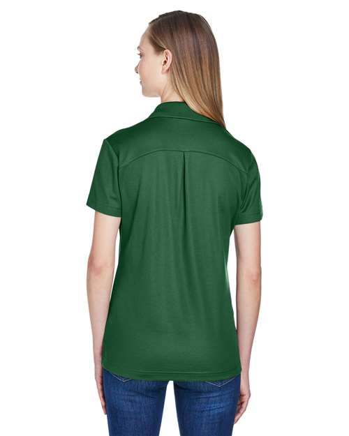 Devon & Jones Women's CrownLux Performance® Plaited Polo DG20W - Forest