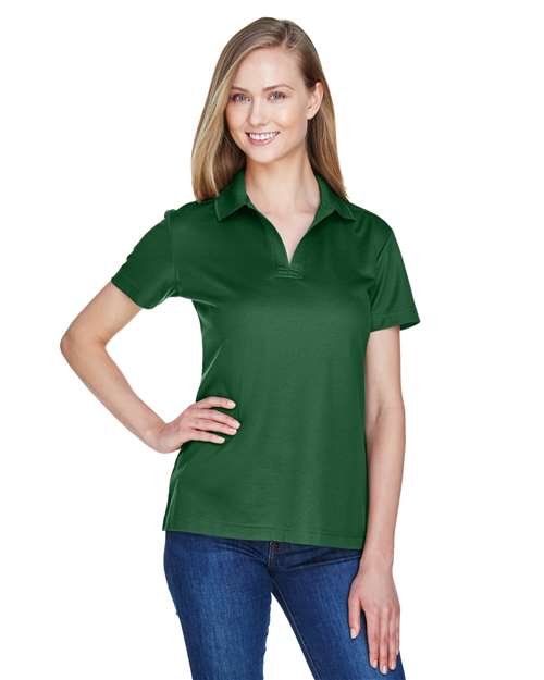 Devon & Jones Women's CrownLux Performance® Plaited Polo DG20W - Forest