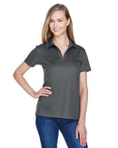 Devon & Jones Women's CrownLux Performance® Plaited Polo DG20W - Graphite