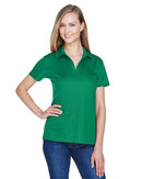 Devon & Jones Women's CrownLux Performance® Plaited Polo DG20W - Kelly Green