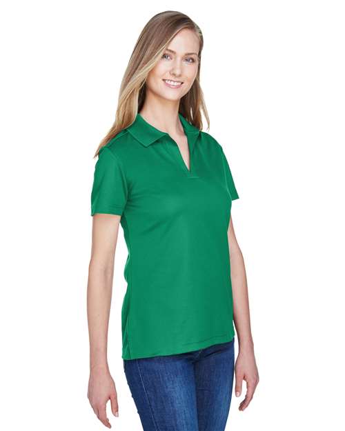 Devon & Jones Women's CrownLux Performance® Plaited Polo DG20W - Kelly Green