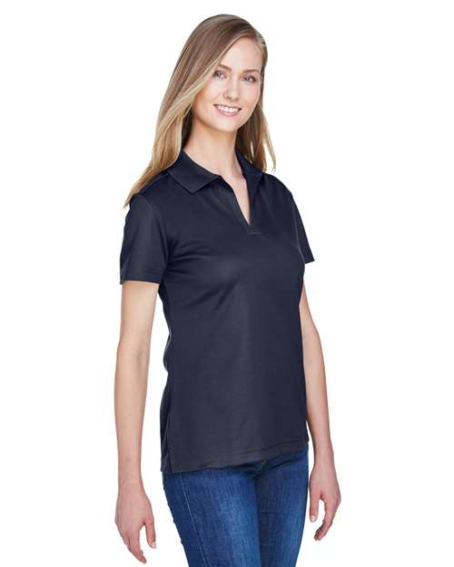 Devon & Jones Women's CrownLux Performance® Plaited Polo DG20W - Navy