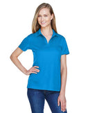 Devon & Jones Women's CrownLux Performance® Plaited Polo DG20W - Ocean Blue