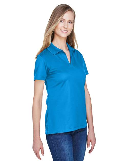 Devon & Jones Women's CrownLux Performance® Plaited Polo DG20W - Ocean Blue
