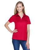 Devon & Jones Women's CrownLux Performance® Plaited Polo DG20W - Red