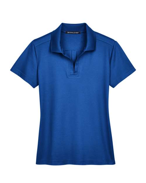 Devon & Jones Women's CrownLux Performance® Plaited Polo DG20W - True Royal