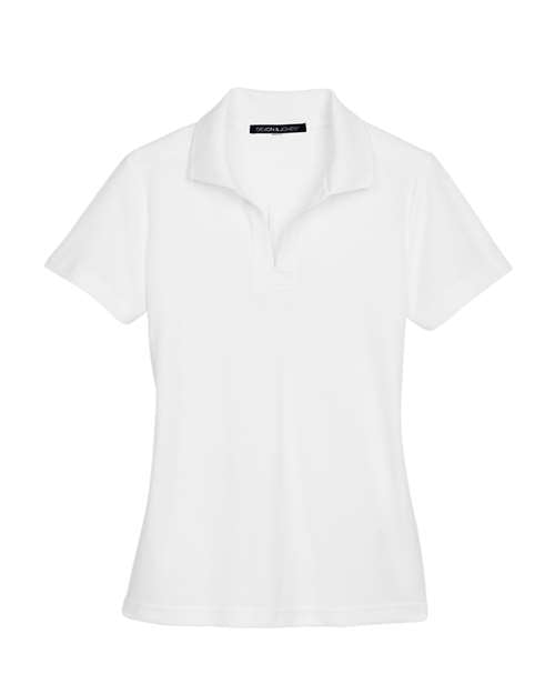 Devon & Jones Women's CrownLux Performance® Plaited Polo DG20W - White