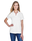 Devon & Jones Women's CrownLux Performance® Plaited Polo DG20W - White
