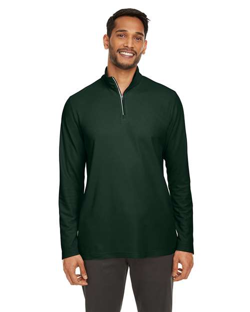 CORE365 Fusion ChromaSoft™ Pique Quarter-Zip Pullover CE405