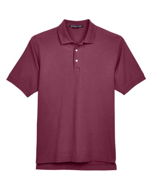 Devon & Jones Pima Piqué Polo D100