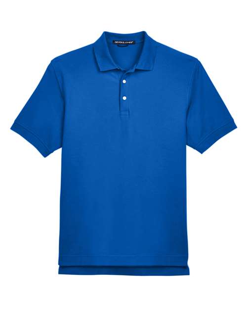 Devon & Jones Pima Piqué Polo D100