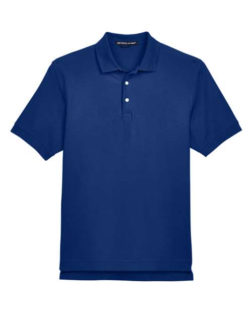 Devon & Jones Pima Piqué Polo D100